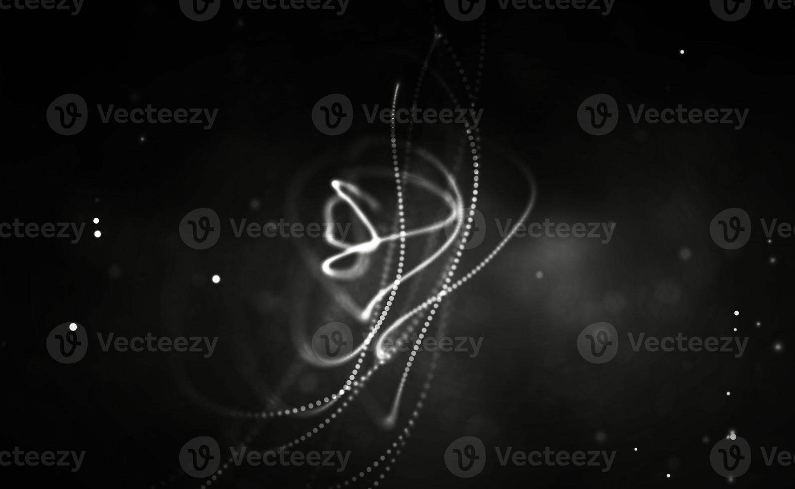 Black technology background. Global communication network concept. photo