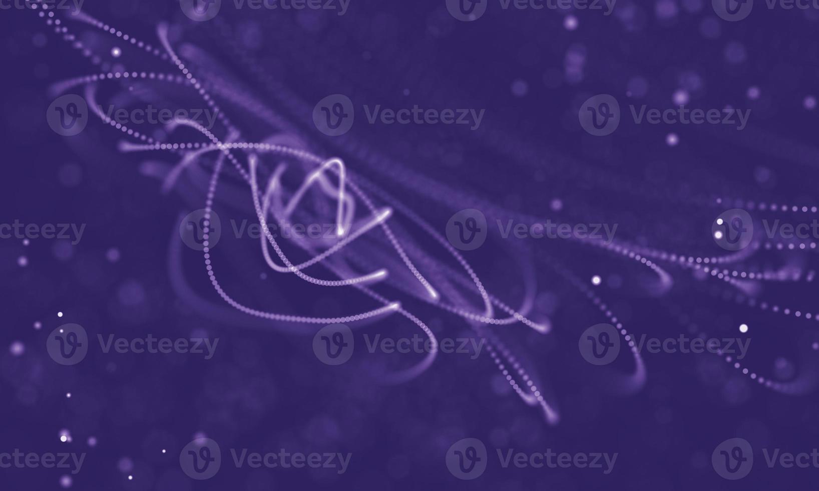 Data technology abstract futuristic illustration . Low poly shape with connecting dots and lines on dark background. 3D rendering . Big data visualization . photo