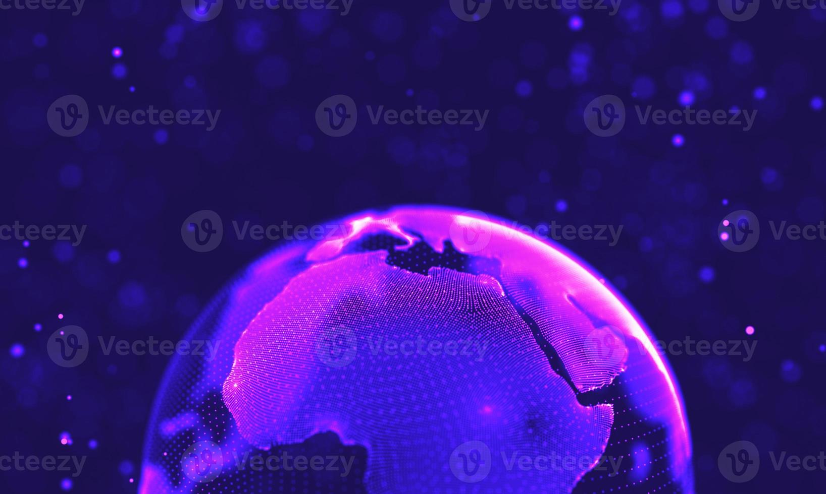 Ultra violet galaxy background. Space background illustration universe with Nebula. 2018 Purple technology background. Artificial intelligence concept photo
