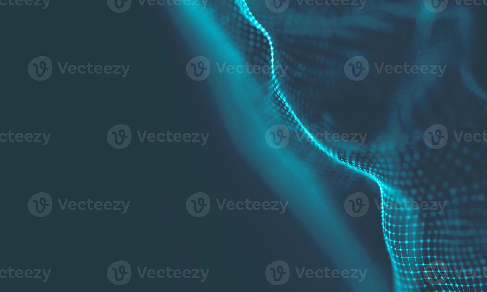 Abstract Blue Geometrical Background . Connection structure. Science background. Futuristic Technology HUD Element . onnecting dots and lines . Big data visualization and Business . photo