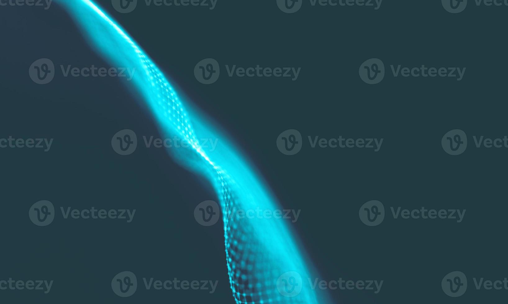 Abstract Blue Geometrical Background . Connection structure. Science background. Futuristic Technology HUD Element . onnecting dots and lines . Big data visualization and Business . photo