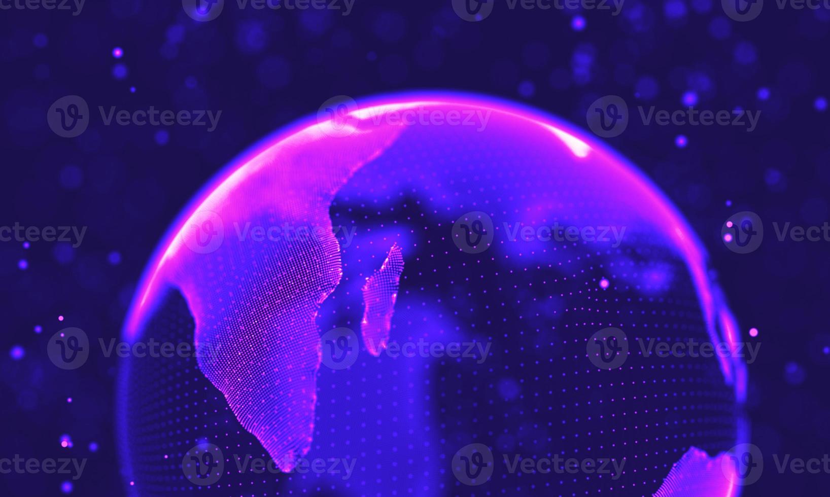 Ultra violet galaxy background. Space background illustration universe with Nebula. 2018 Purple technology background. Artificial intelligence concept photo