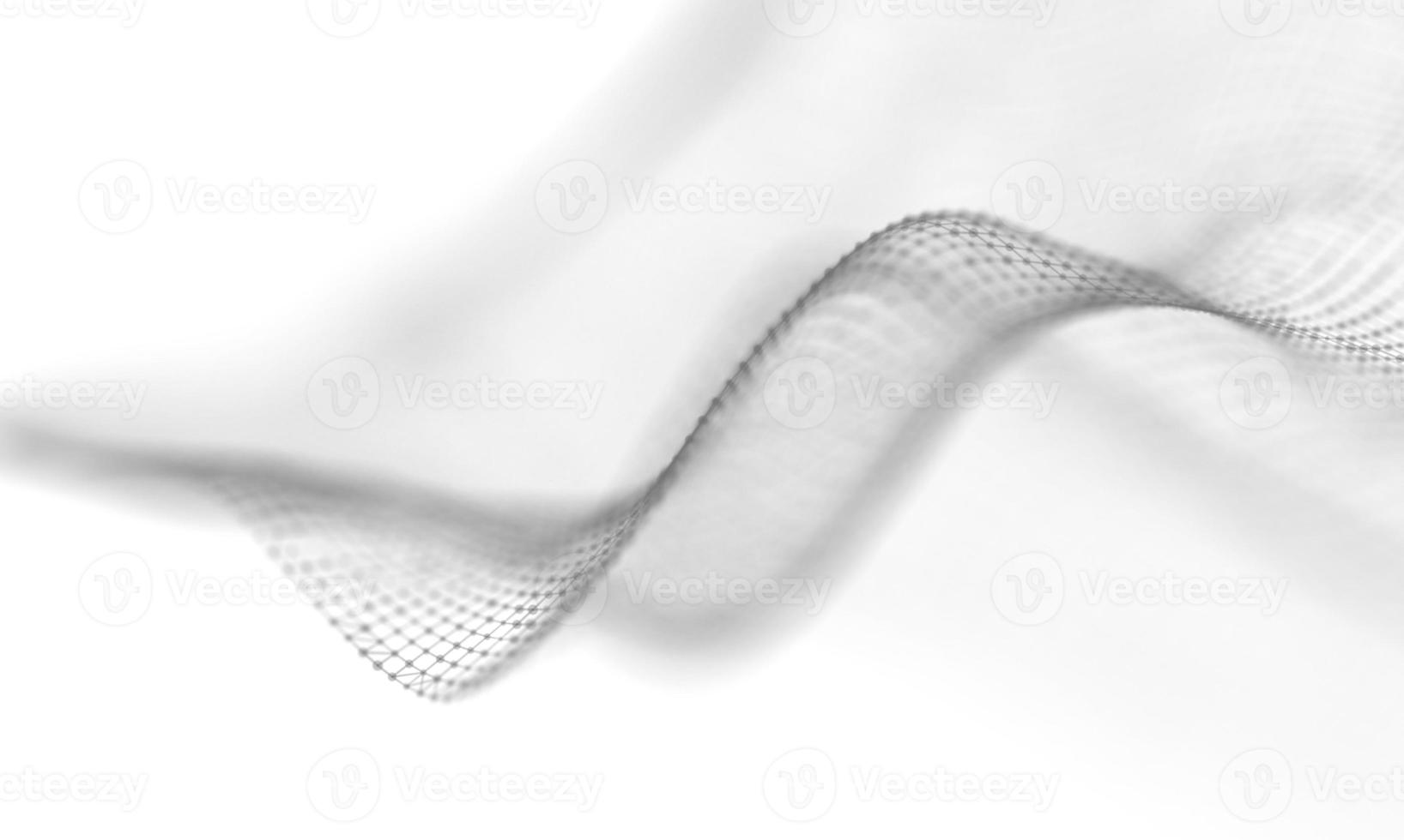 Abstract White Geometrical Background . Connection structure. Science background. Futuristic Technology HUD Element . onnecting dots and lines . Big data visualization and Business . photo
