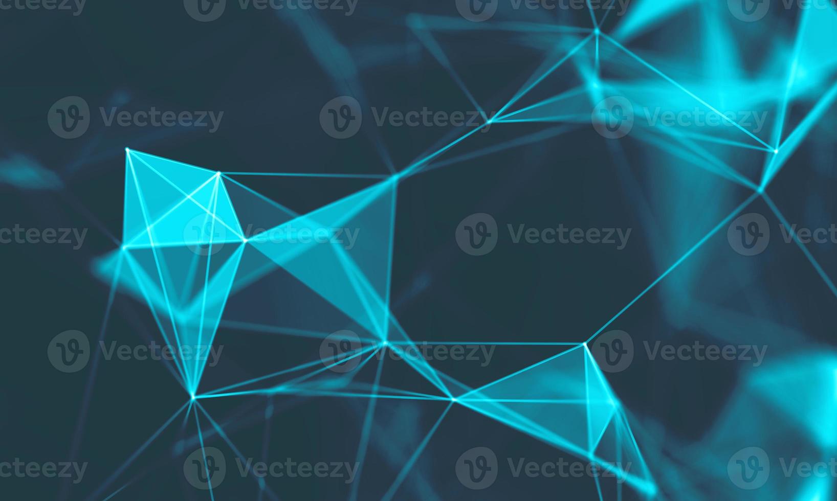 Abstract Blue Geometrical Background . Connection structure. Science background. Futuristic Technology HUD Element . onnecting dots and lines . Big data visualization and Business . photo