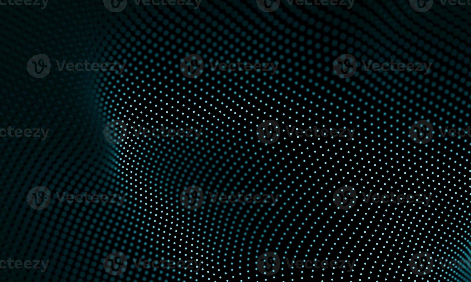 Digital data technology wave. Particle sound wave concept. Big data and data science wave background. photo
