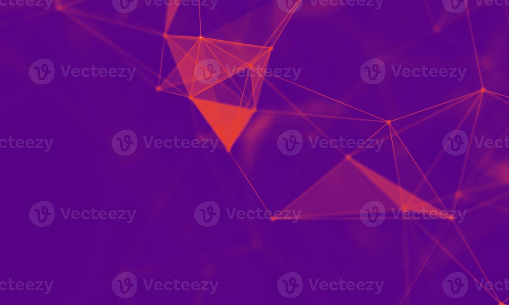 Abstract Purple Geometrical Background . Connection structure. Science background. Futuristic Technology HUD Element . onnecting dots and lines . Big data visualization and Business . photo