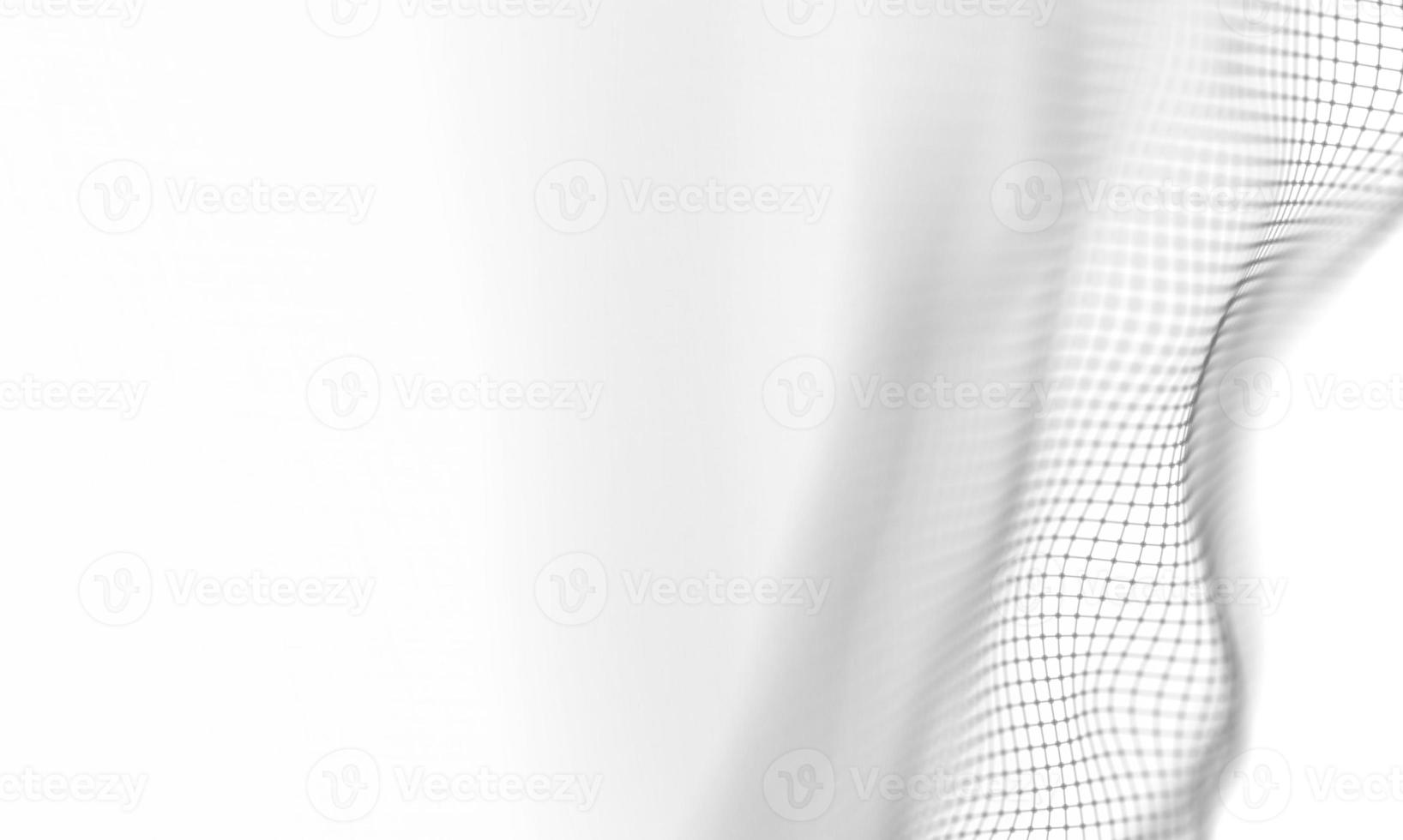 Abstract White Geometrical Background . Connection structure. Science background. Futuristic Technology HUD Element . onnecting dots and lines . Big data visualization and Business . photo