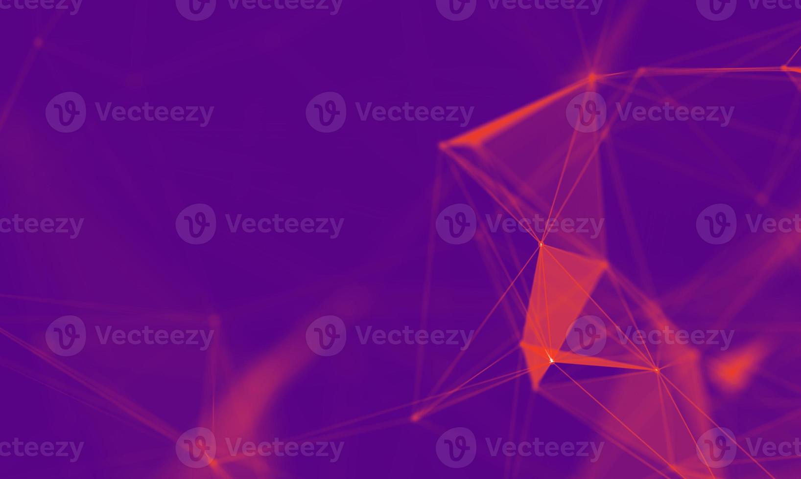 Abstract Purple Geometrical Background . Connection structure. Science background. Futuristic Technology HUD Element . onnecting dots and lines . Big data visualization and Business . photo