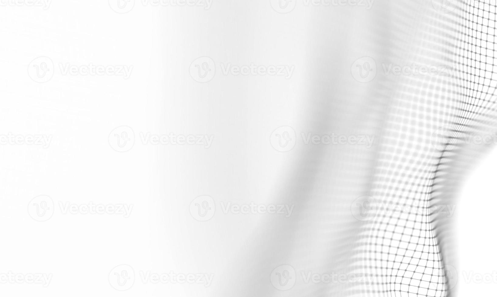 Abstract White Geometrical Background . Connection structure. Science background. Futuristic Technology HUD Element . onnecting dots and lines . Big data visualization and Business . photo