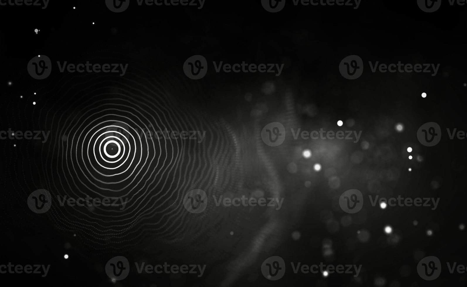 Black technology background. Global communication network concept. photo