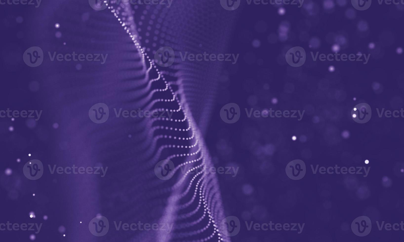 Data technology abstract futuristic illustration . Low poly shape with connecting dots and lines on dark background. 3D rendering . Big data visualization . photo