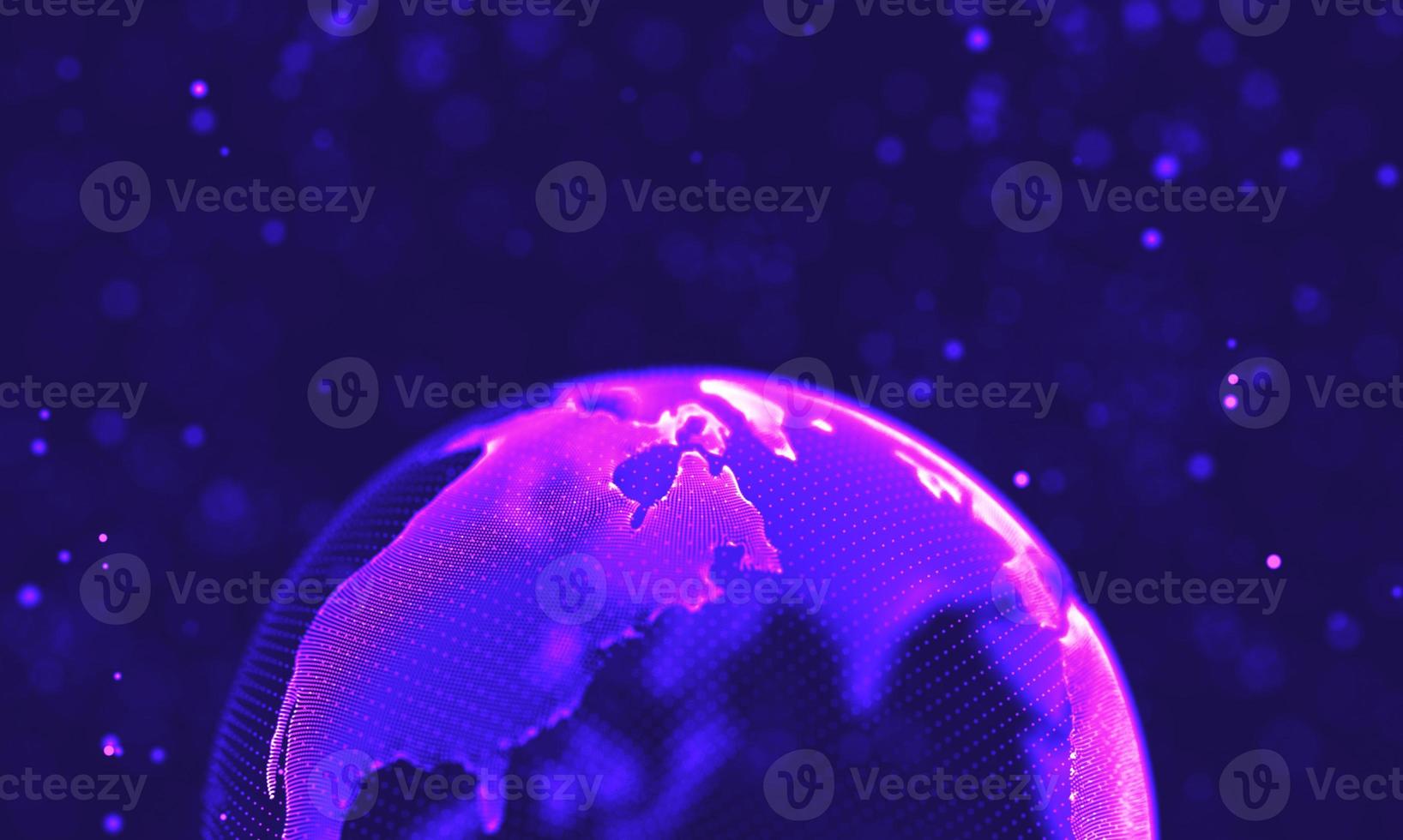 Ultra violet galaxy background. Space background illustration universe with Nebula. 2018 Purple technology background. Artificial intelligence concept photo