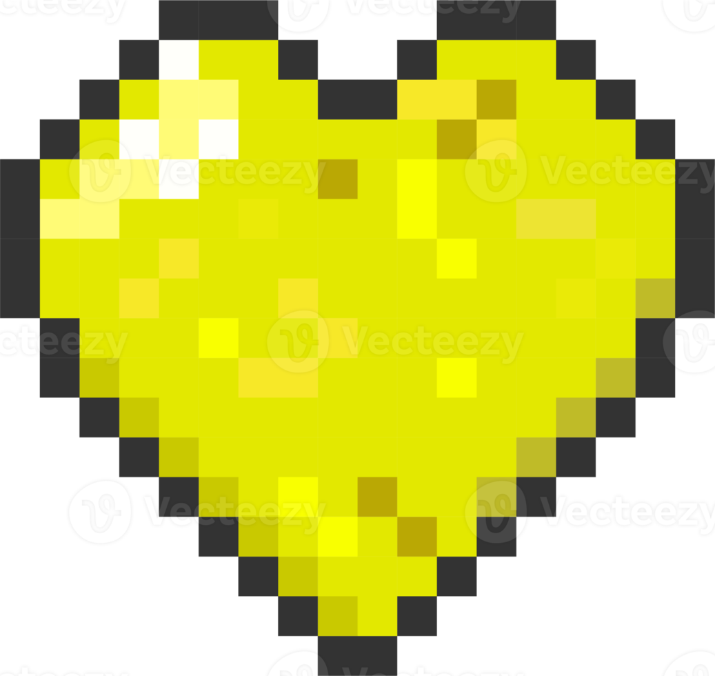 pixel cuore, pixelart png