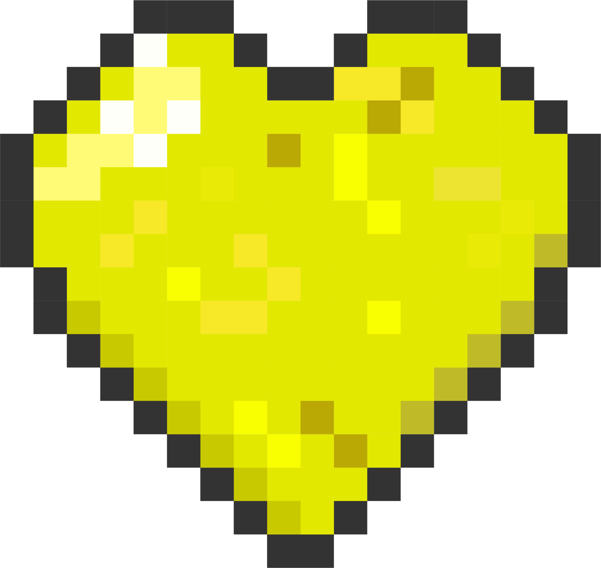 Pixel Heart, Pixelart 13640950 PNG
