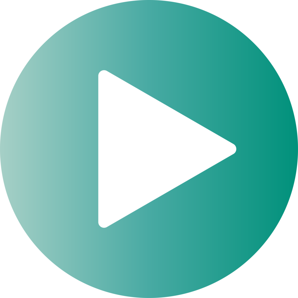 Gradient Play UI Icon Button png