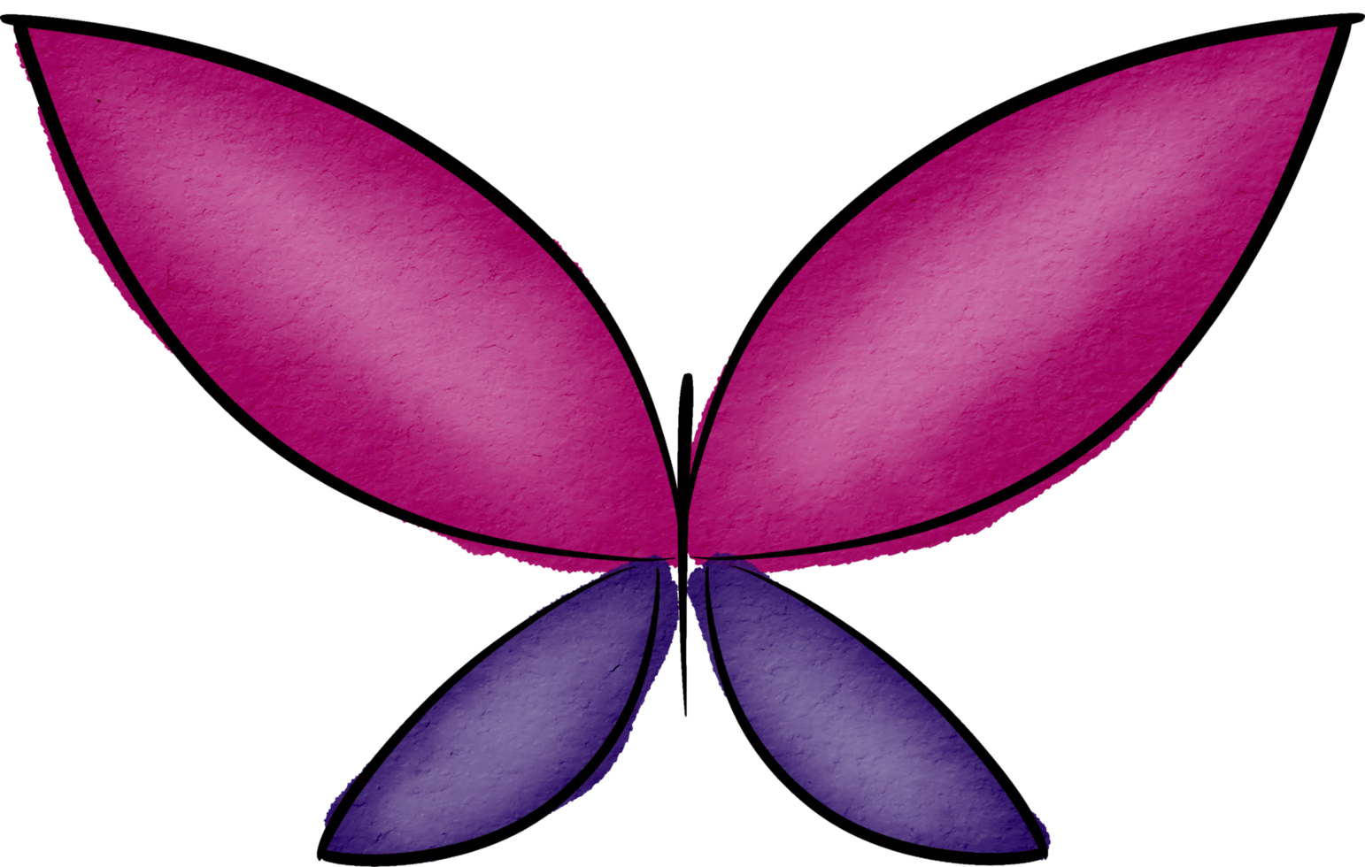 butterfly water color png