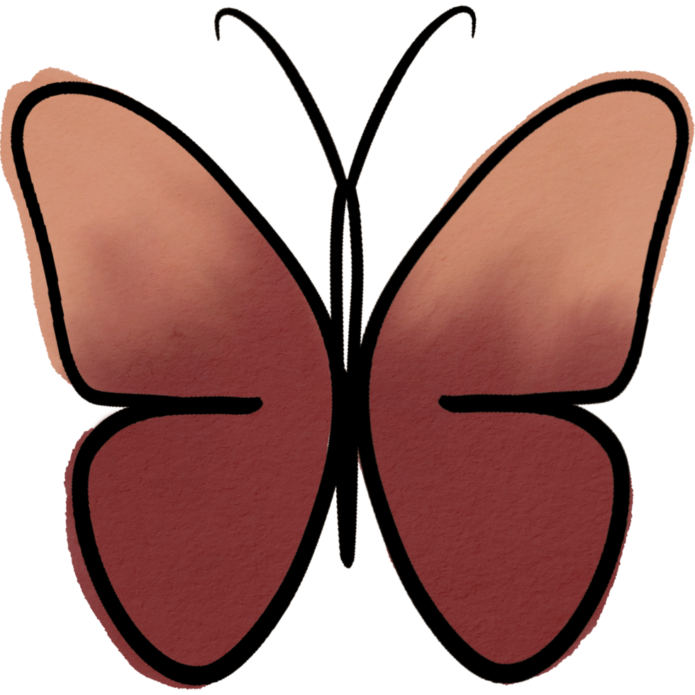 butterfly water color png