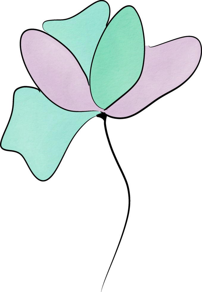 Aquarellblume png