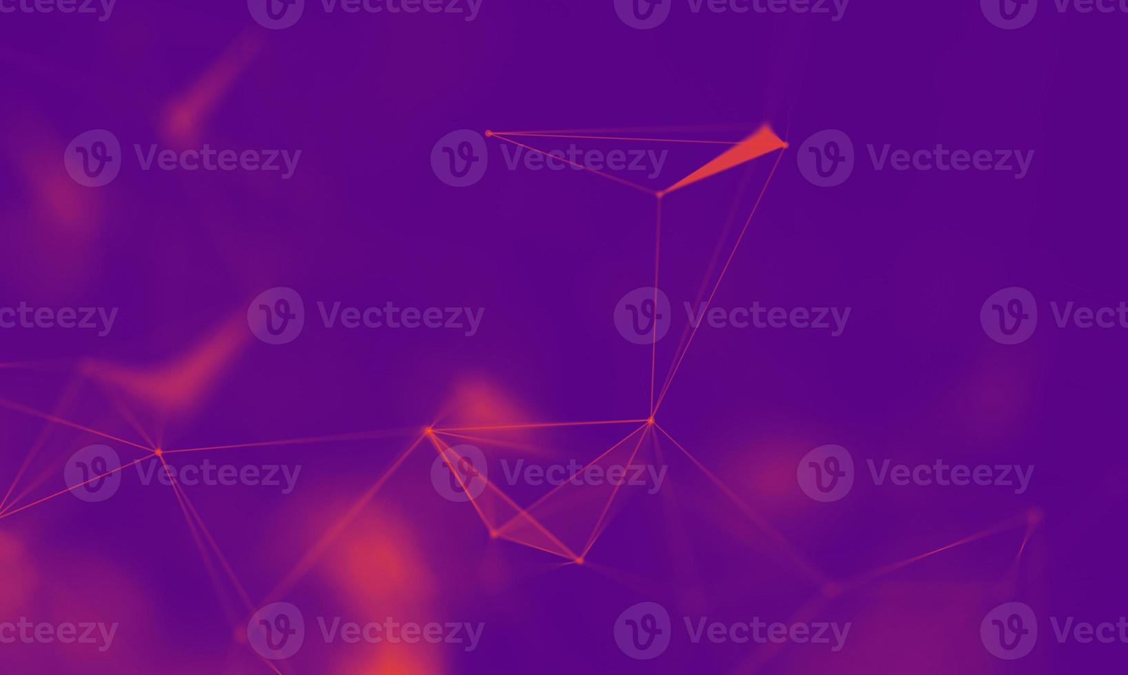 Abstract Purple Geometrical Background . Connection structure. Science background. Futuristic Technology HUD Element . onnecting dots and lines . Big data visualization and Business . photo
