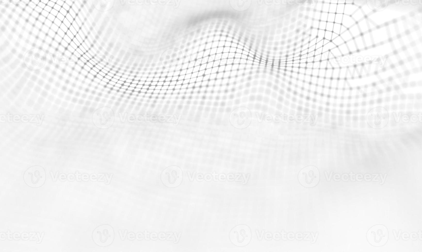 Abstract White Geometrical Background . Connection structure. Science background. Futuristic Technology HUD Element . onnecting dots and lines . Big data visualization and Business . photo