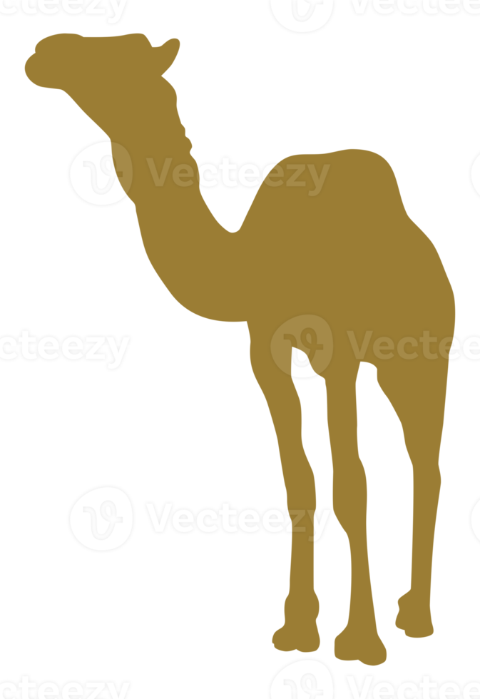 Camel Silhouette for Logo, Pictogram, Website, Apps, Art Illustration or Graphic Design Element. Format PNG