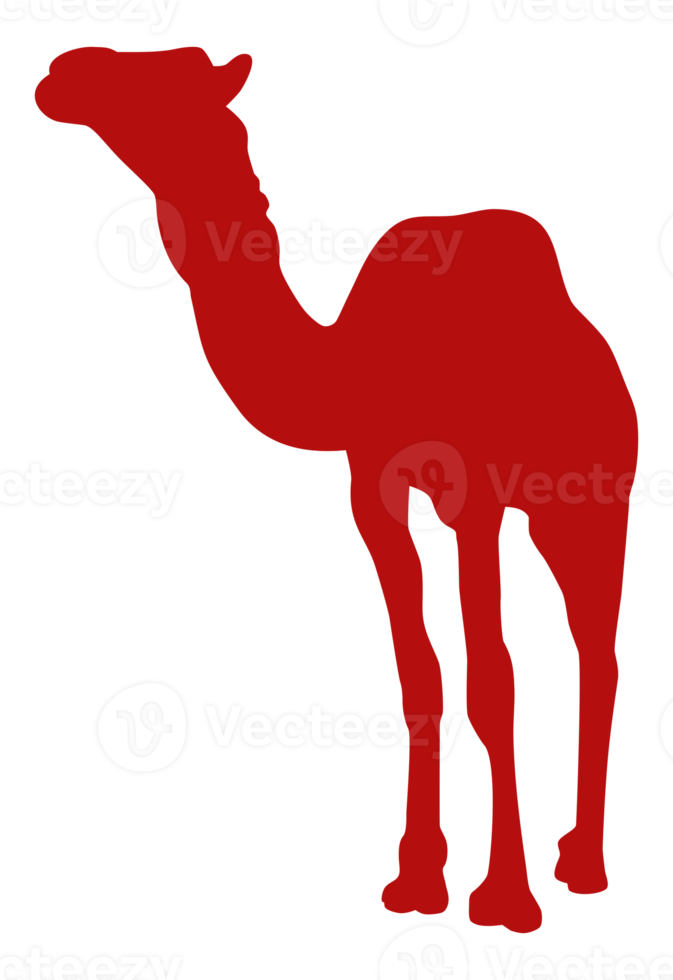 Camel Silhouette for Logo, Pictogram, Website, Apps, Art Illustration or Graphic Design Element. Format PNG