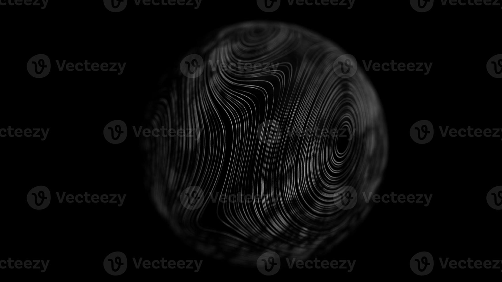 Modern black technology background 3d render. Abstract science futuristic concept background. Network cyber technology concept. photo