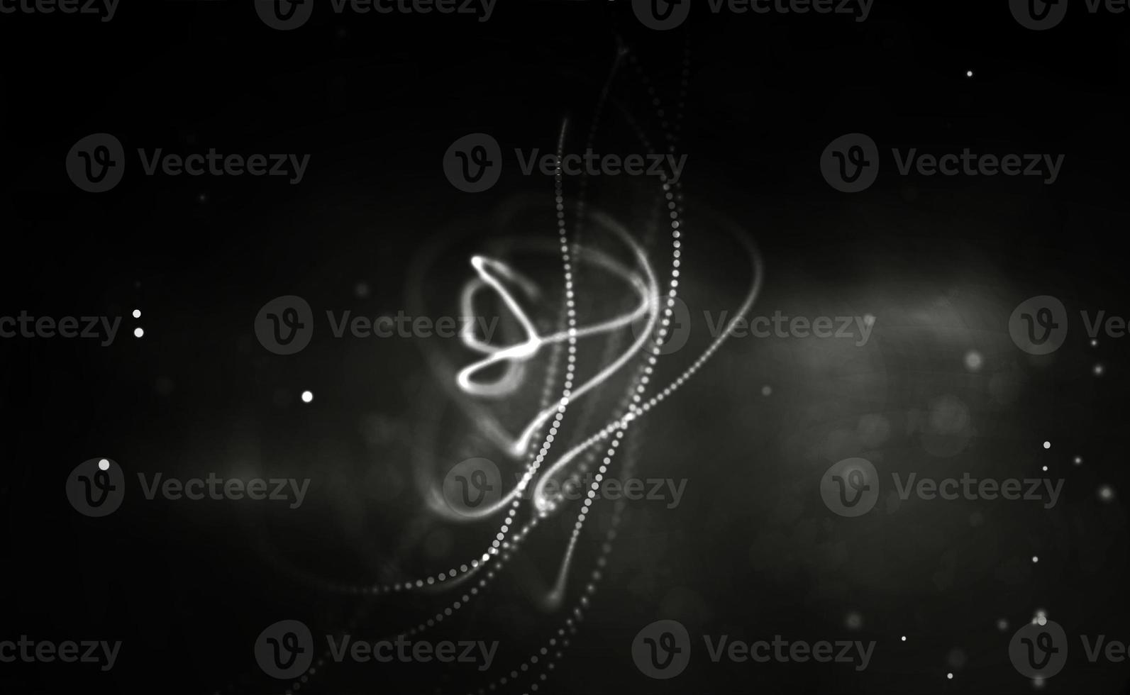 Black technology background. Global communication network concept. photo