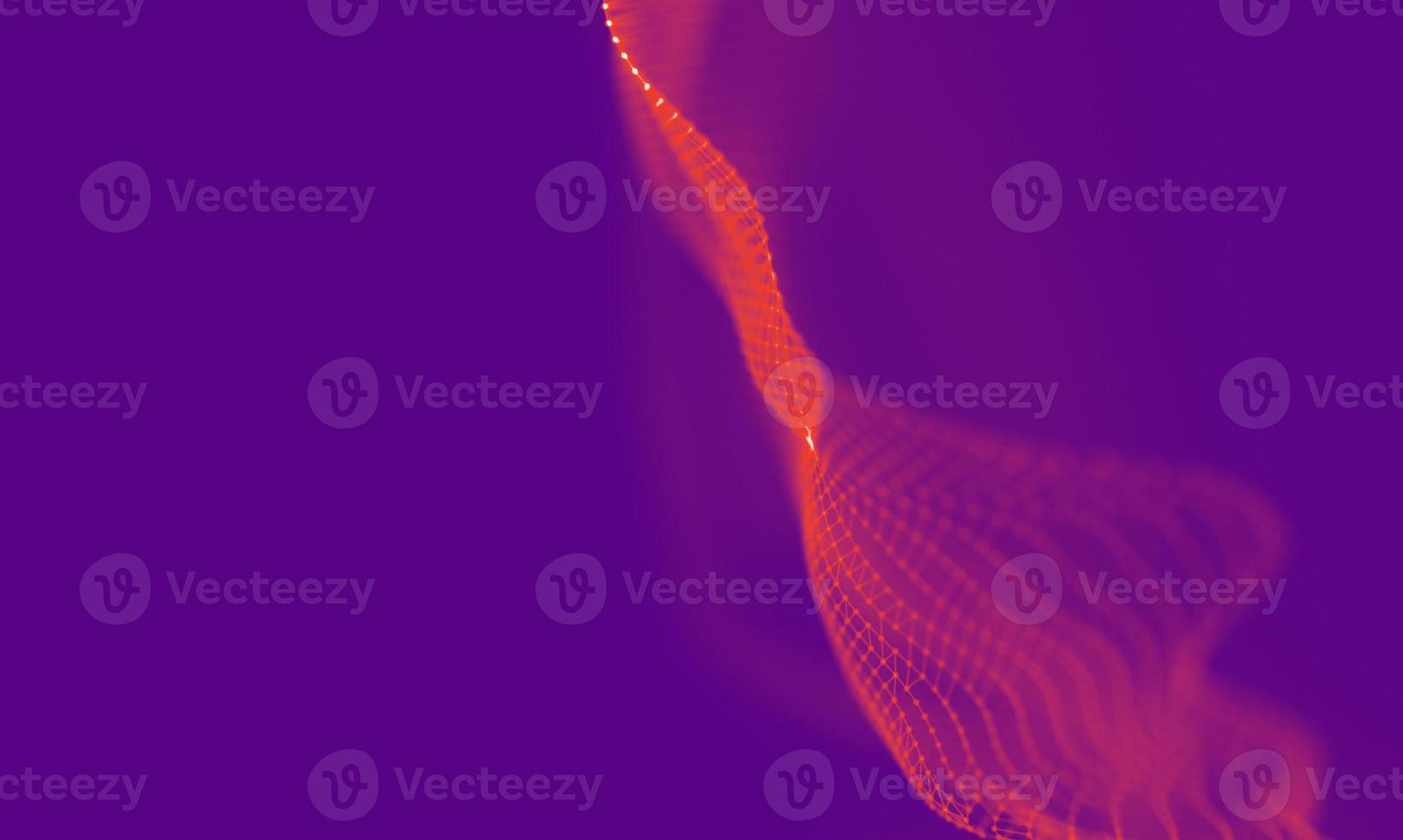 Abstract Purple Geometrical Background . Connection structure. Science background. Futuristic Technology HUD Element . onnecting dots and lines . Big data visualization and Business . photo