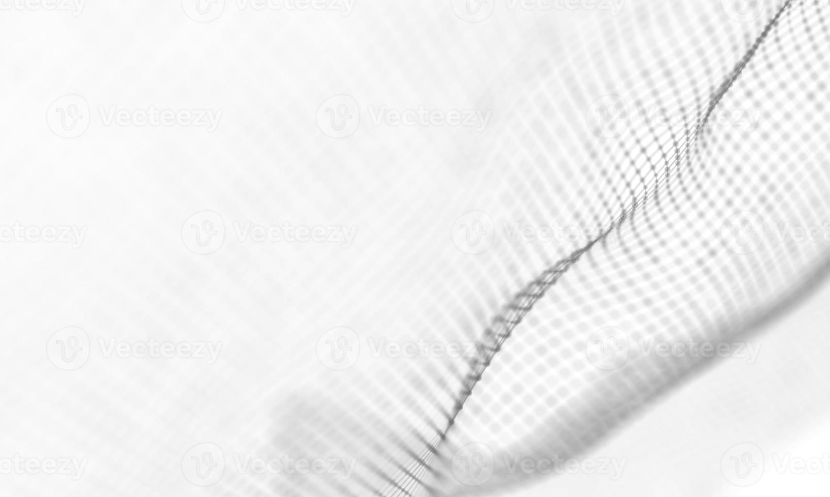 Abstract White Geometrical Background . Connection structure. Science background. Futuristic Technology HUD Element . onnecting dots and lines . Big data visualization and Business . photo