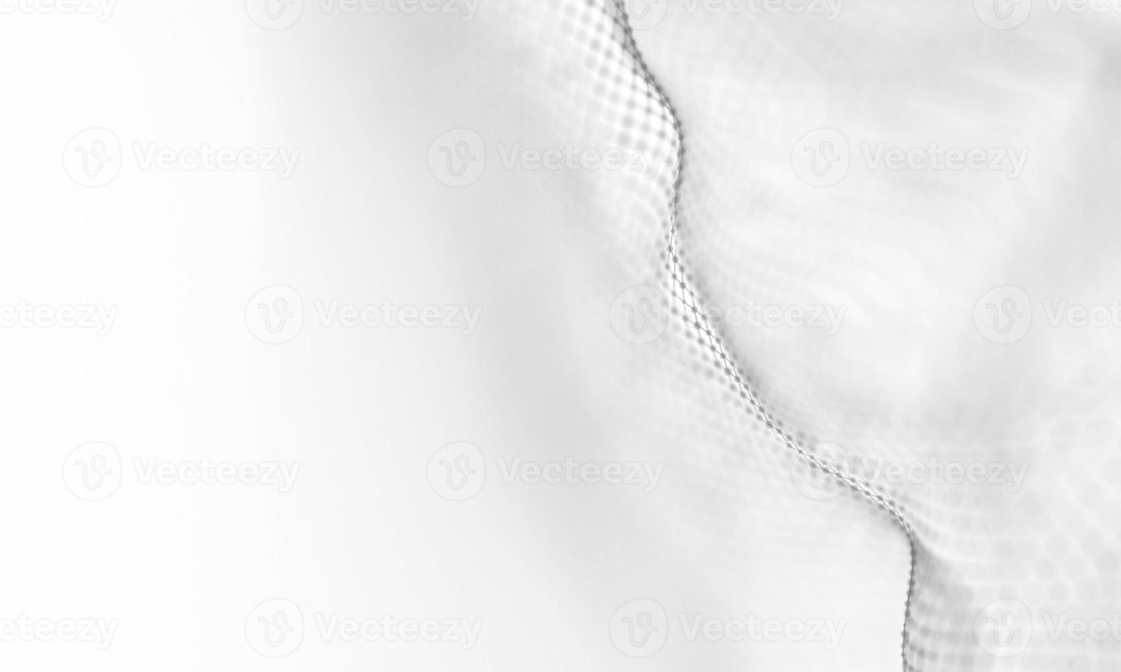 Abstract White Geometrical Background . Connection structure. Science background. Futuristic Technology HUD Element . onnecting dots and lines . Big data visualization and Business . photo