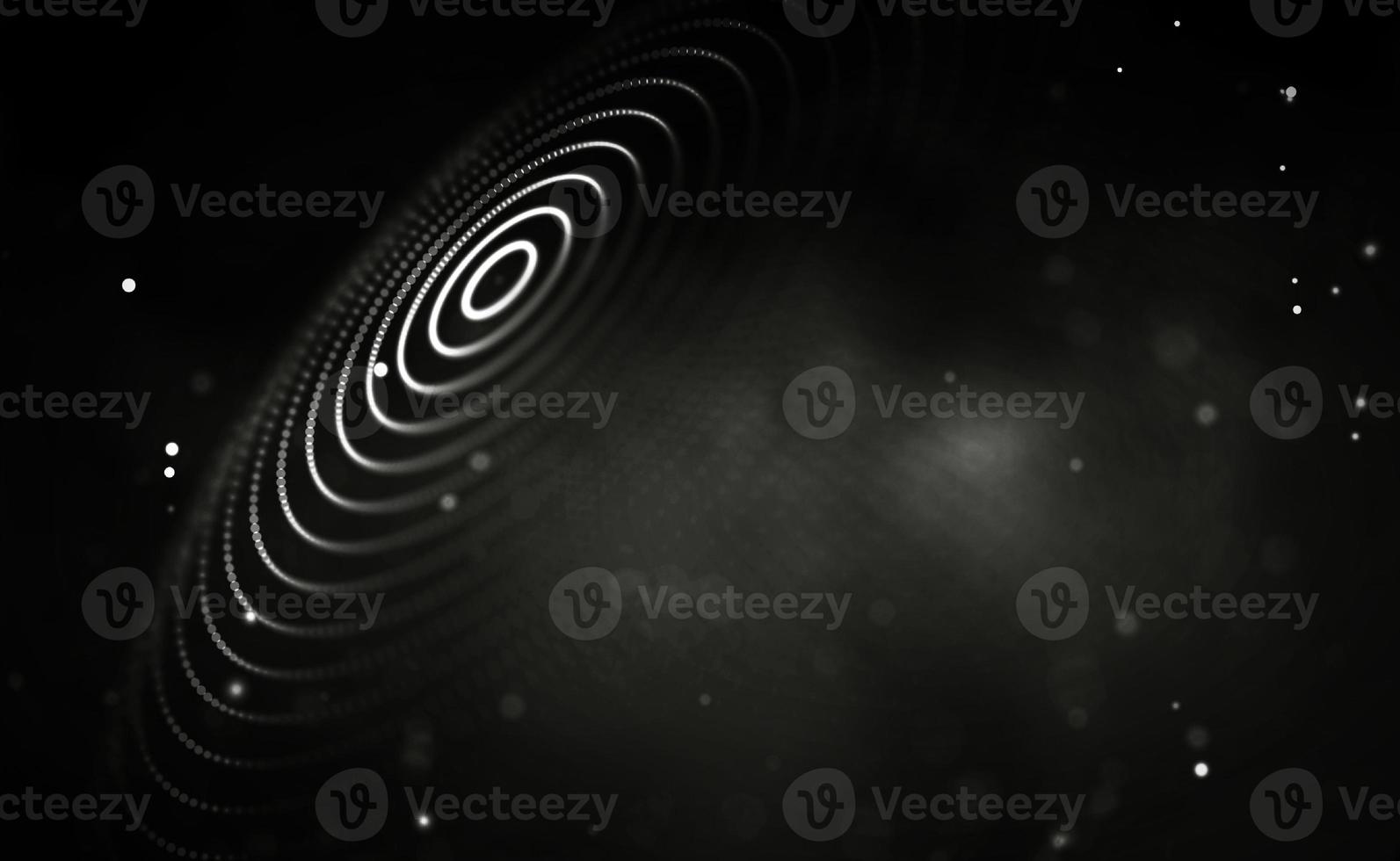 Black technology background. Global communication network concept. photo