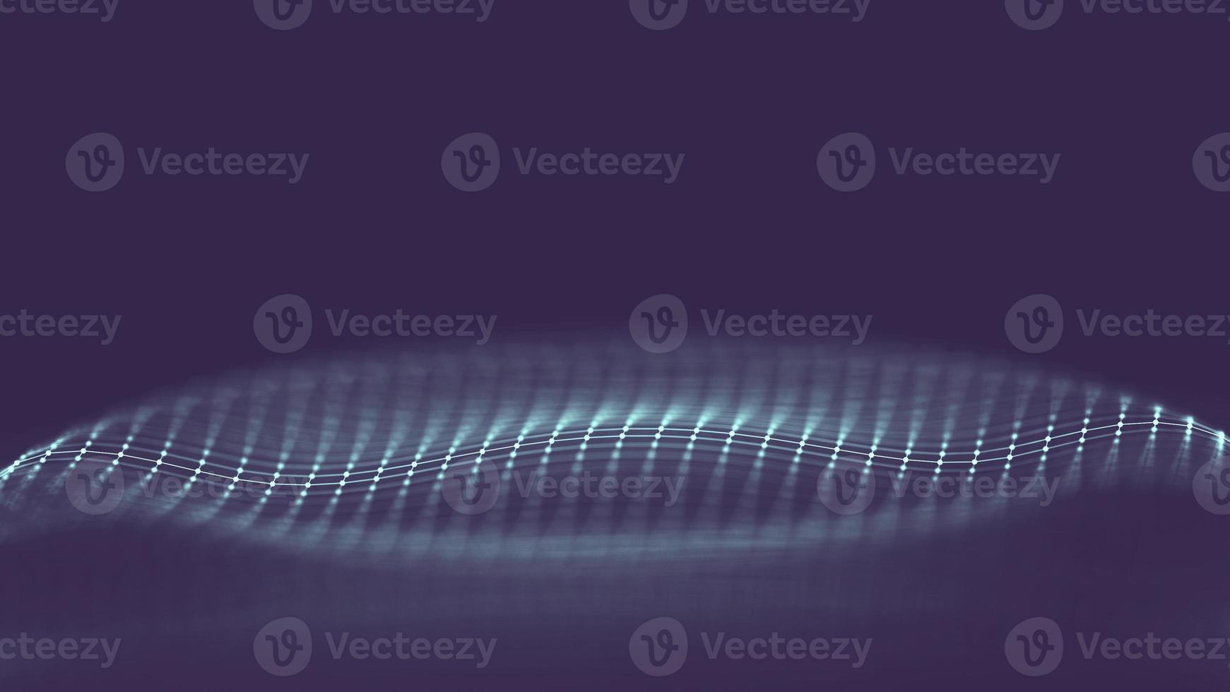 Data technology abstract futuristic illustration . Low poly shape with connecting dots and lines on dark background. 3D rendering . Big data visualization . photo