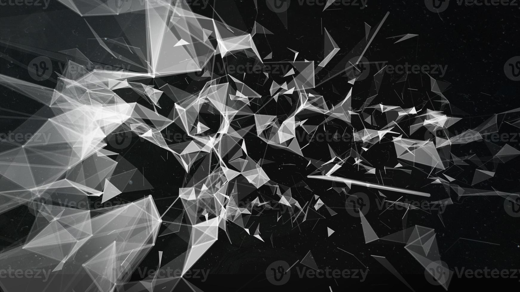 Background 3d grid.Cyber technology Ai tech wire network futuristic wireframe. Artificial intelligence . Cyber security background illustration photo