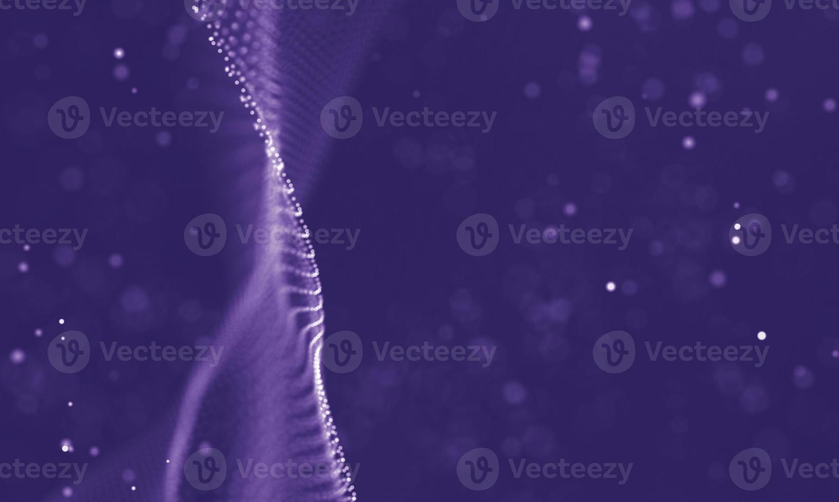 Data technology abstract futuristic illustration . Low poly shape with connecting dots and lines on dark background. 3D rendering . Big data visualization . photo