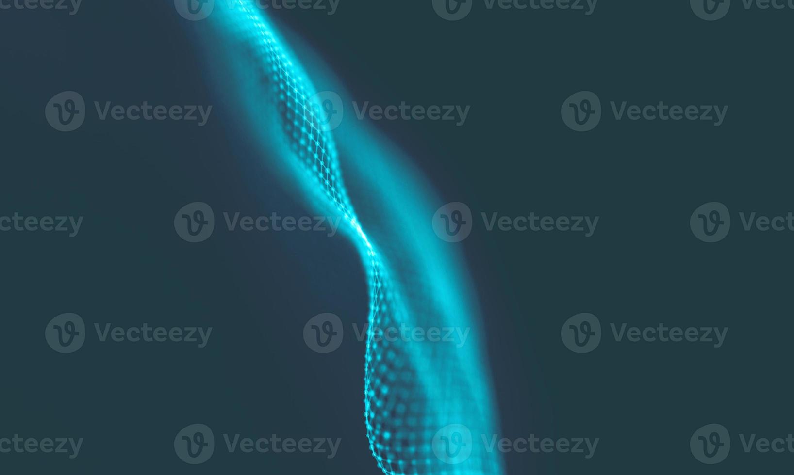 Abstract Blue Geometrical Background . Connection structure. Science background. Futuristic Technology HUD Element . onnecting dots and lines . Big data visualization and Business . photo