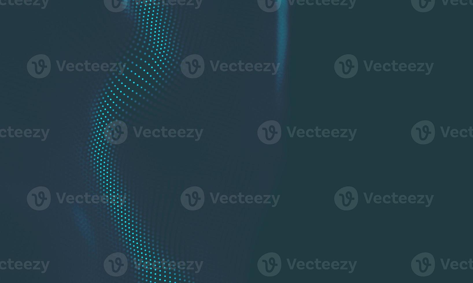 Abstract Music background. Big Data Particle Flow Visualisation. Science infographic futuristic illustration. Sound wave. Sound visualization photo