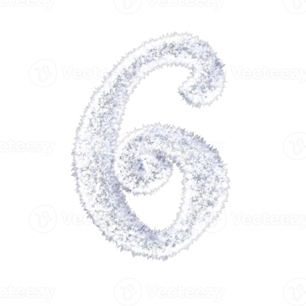 Ice Frost Cold Winter Text Typeface 6 13641808 PNG