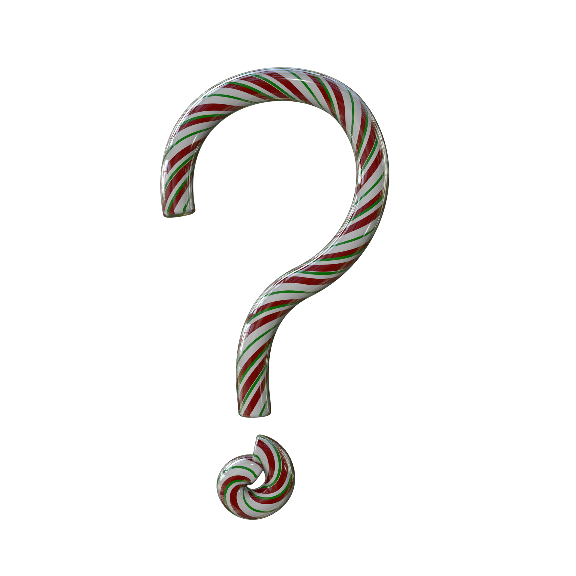 Glossy Candy Cane Text Typeface question mark 13641867 PNG