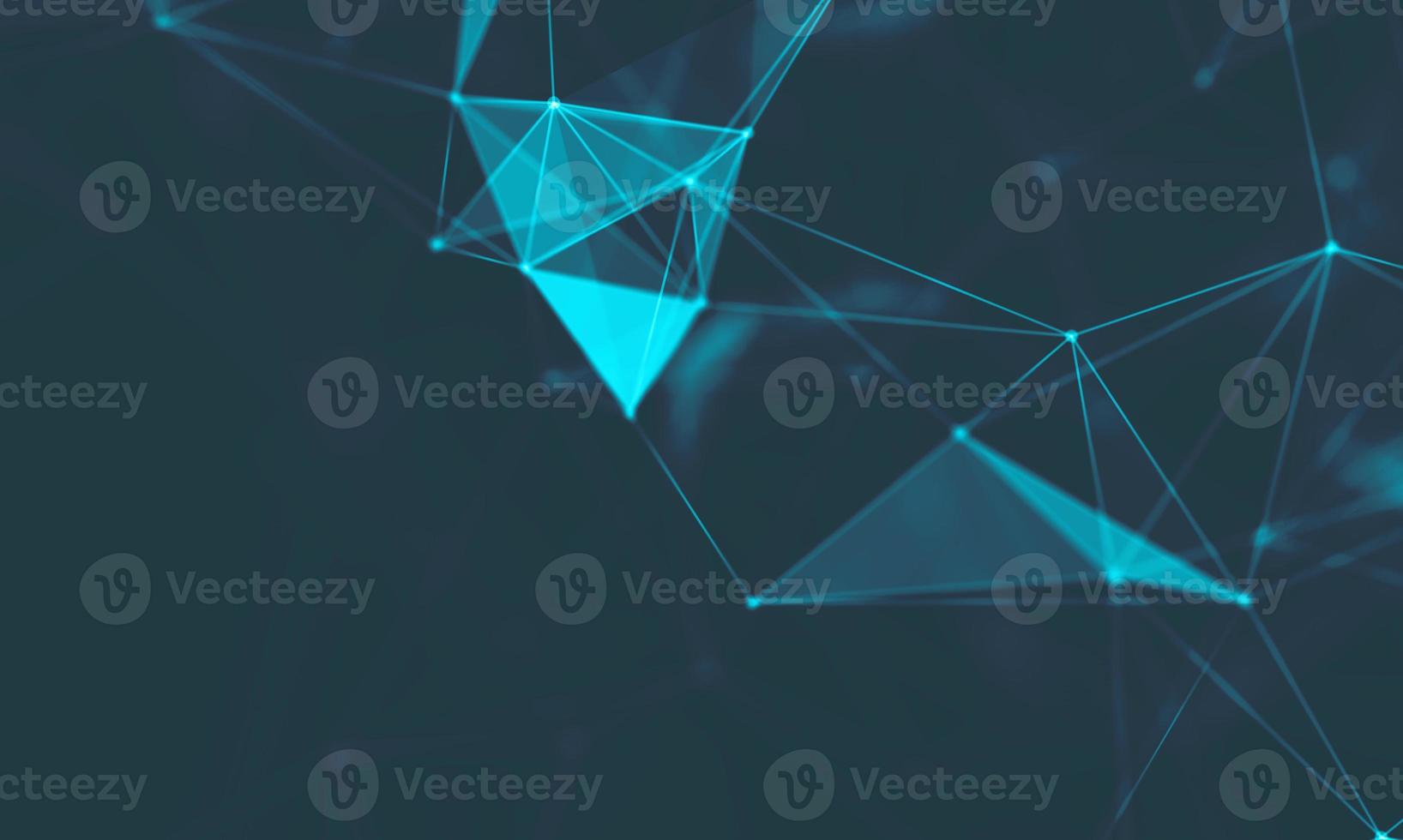 Abstract Blue Geometrical Background . Connection structure. Science background. Futuristic Technology HUD Element . onnecting dots and lines . Big data visualization and Business . photo