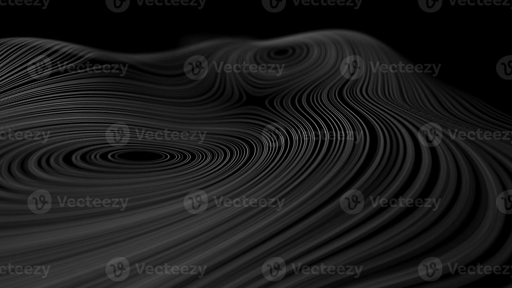 Modern black technology background 3d render. Abstract science futuristic concept background. Network cyber technology concept. photo