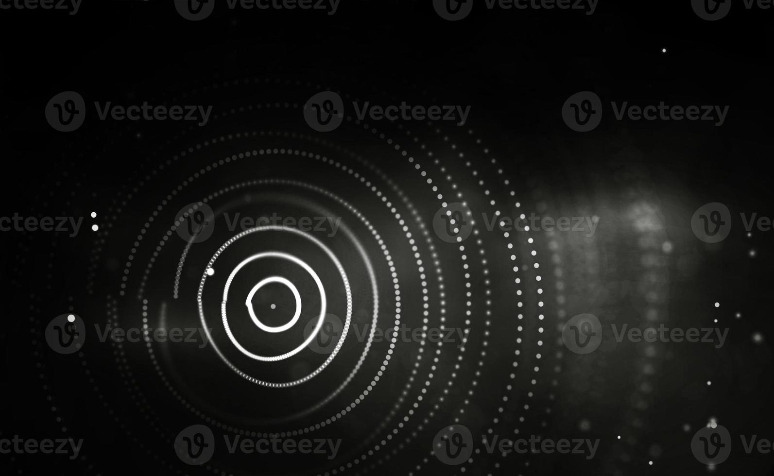 Black technology background. Global communication network concept. photo