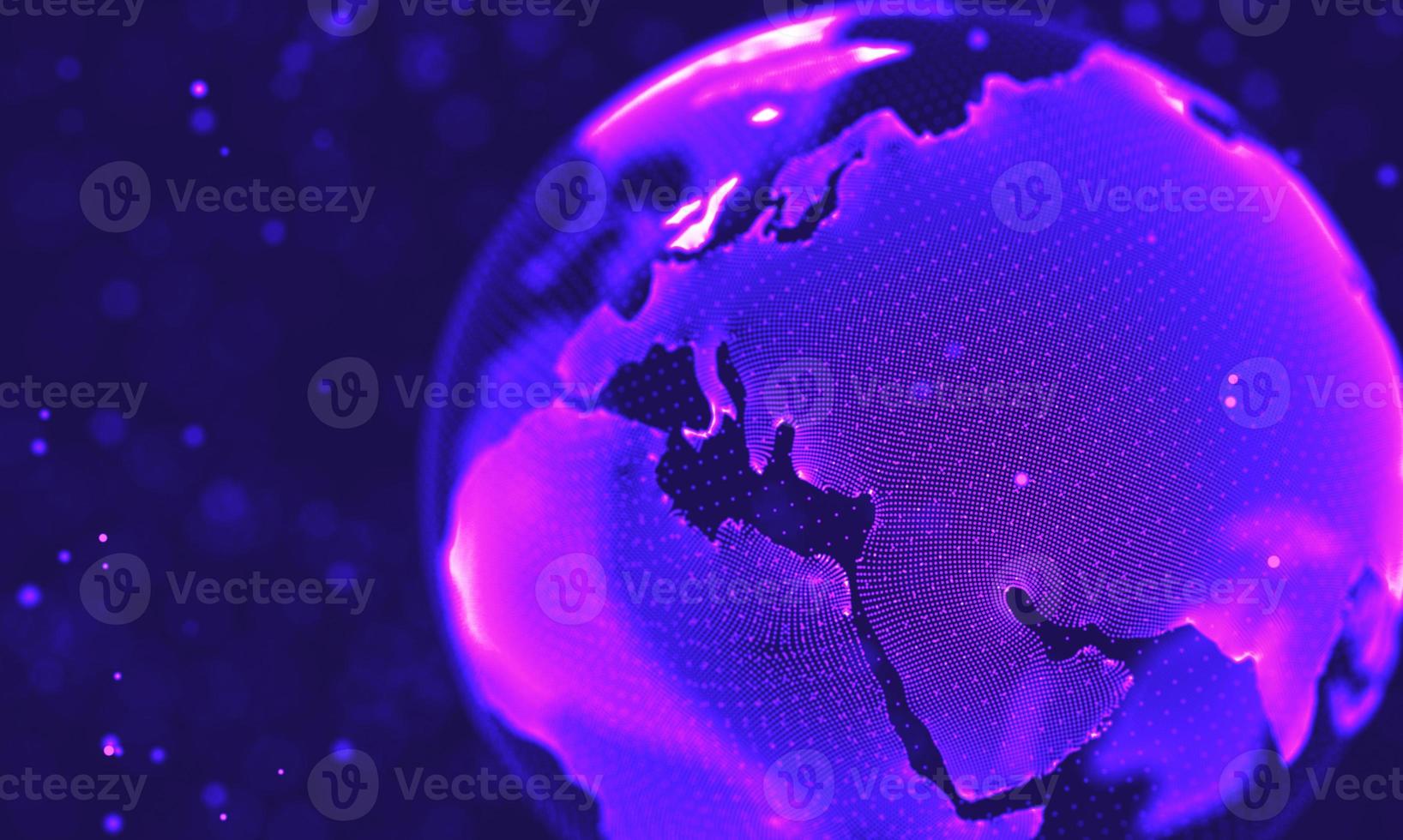 Ultra violet galaxy background. Space background illustration universe with Nebula. 2018 Purple technology background. Artificial intelligence concept photo