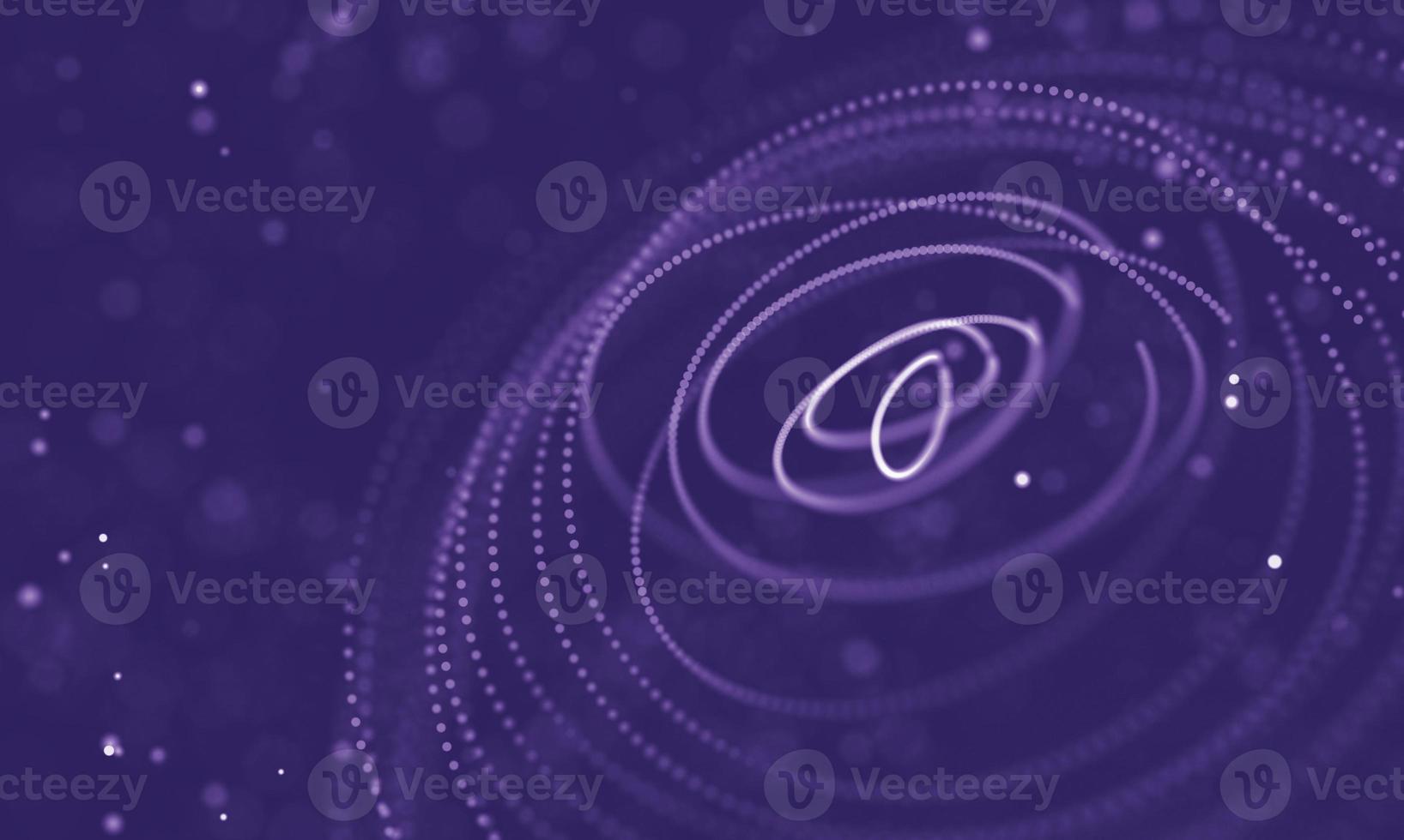 Data technology abstract futuristic illustration . Low poly shape with connecting dots and lines on dark background. 3D rendering . Big data visualization . photo