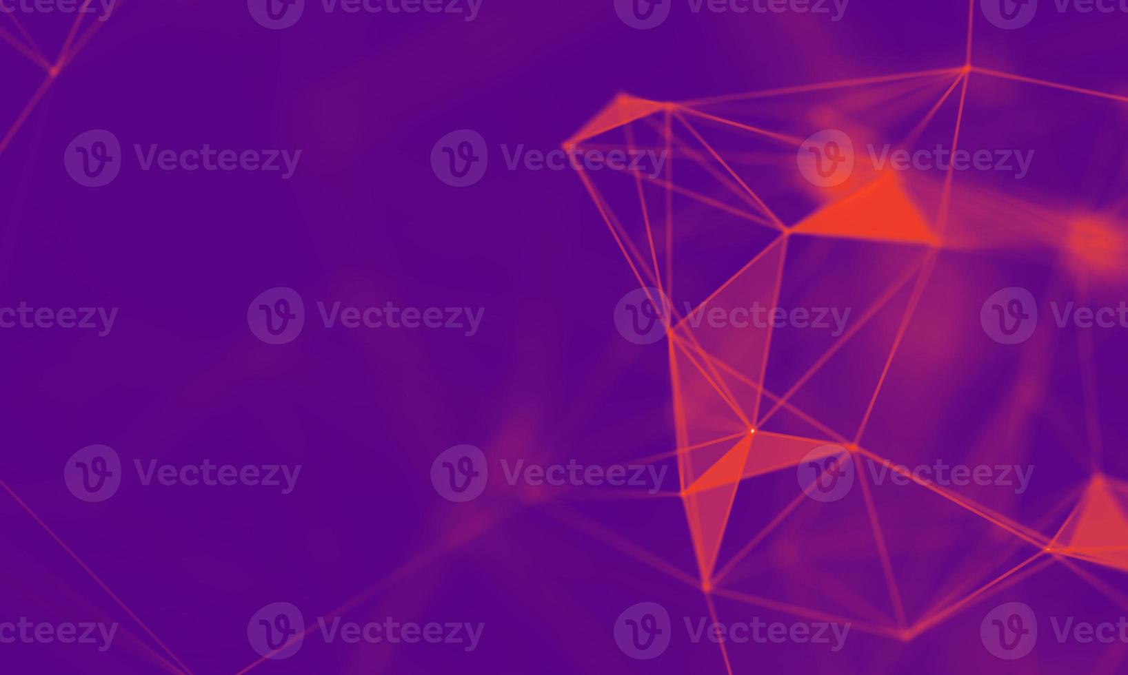 Abstract Purple Geometrical Background . Connection structure. Science background. Futuristic Technology HUD Element . onnecting dots and lines . Big data visualization and Business . photo