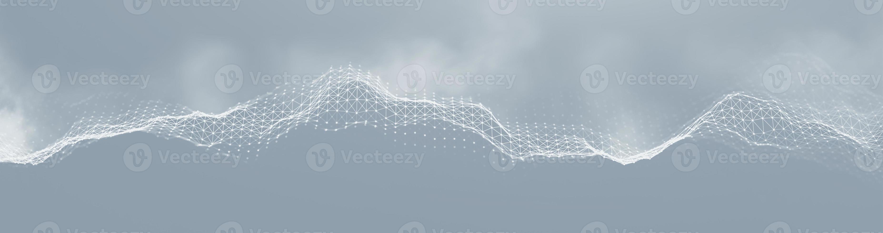 Light abstract technology background. Technology network digital pattern photo