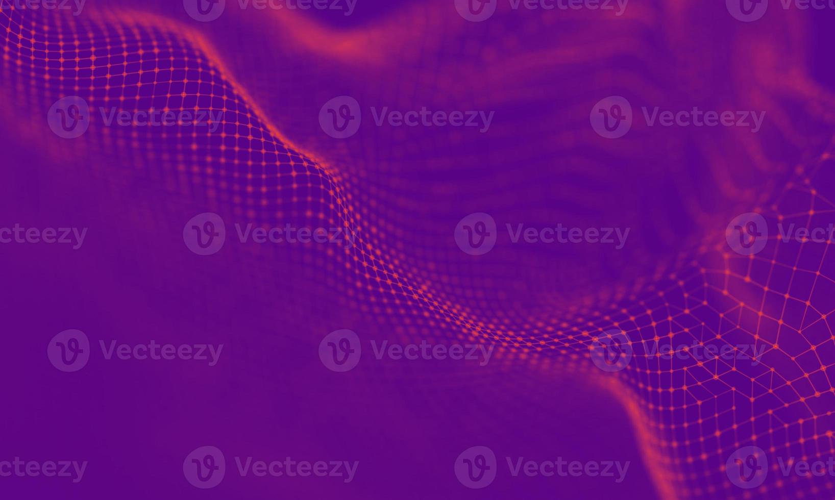 Abstract Purple Geometrical Background . Connection structure. Science background. Futuristic Technology HUD Element . onnecting dots and lines . Big data visualization and Business . photo