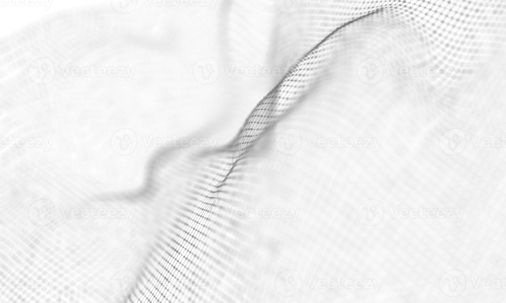 Abstract White Geometrical Background . Connection structure. Science background. Futuristic Technology HUD Element . onnecting dots and lines . Big data visualization and Business . photo