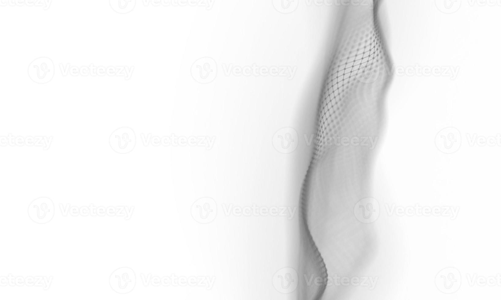 Abstract White Geometrical Background . Connection structure. Science background. Futuristic Technology HUD Element . onnecting dots and lines . Big data visualization and Business . photo