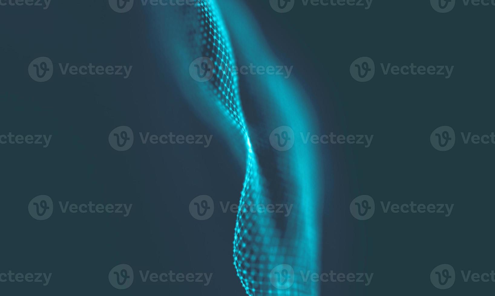 Abstract Blue Geometrical Background . Connection structure. Science background. Futuristic Technology HUD Element . onnecting dots and lines . Big data visualization and Business . photo
